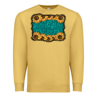 Antique Gold sunflower background Premium Sweatshirt - BarkalooDesign