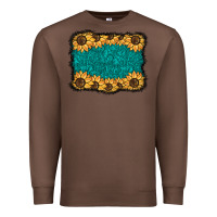 Chestnut sunflower background Premium Sweatshirt - BarkalooDesign