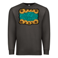 Smoke sunflower background Premium Sweatshirt - BarkalooDesign