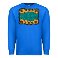 True Royal sunflower background Premium Sweatshirt - BarkalooDesign