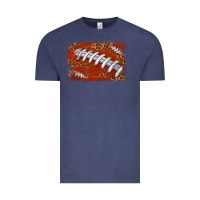 Vintage Denim American football background Vintage Tee - texasbilliewilder