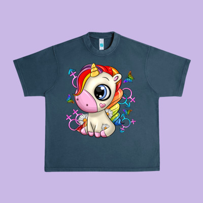 Unicorn Urban Heavy Tee Designed By Zillion Design Studio