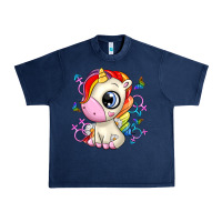 Navy unicorn Urban Heavy Tee - Zillion Design Studio