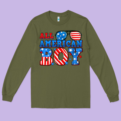 All American Boy Long Sleeve Tee Designed By Neo Western