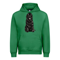 Emerald newfoundland dog Urban Hoodie - LillyAllenDesigns