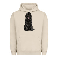Pigment French Oak newfoundland dog Urban Hoodie - LillyAllenDesigns