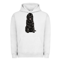 Pigment Lunar Rock newfoundland dog Urban Hoodie - LillyAllenDesigns
