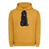 Pigment Peanut Butter newfoundland dog Urban Hoodie - LillyAllenDesigns
