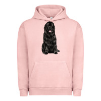 Pigment Salmon newfoundland dog Urban Hoodie - LillyAllenDesigns