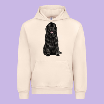 Newfoundland Dog Urban Hoodie Designed By Lillyallendesigns