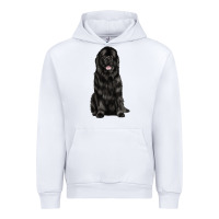 White newfoundland dog Urban Hoodie - LillyAllenDesigns
