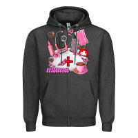 Charcoal Heather Mama Zipper Hoodie - AdoDesignShop