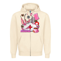 Sandshell Mama Zipper Hoodie - AdoDesignShop