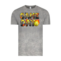 Cloud Rock game day softball leopard Vintage Tee - Zillion Design Studio