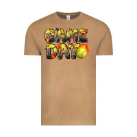 Vintage Camel game day softball leopard Vintage Tee - Zillion Design Studio