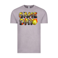 Vintage Zinc game day softball leopard Vintage Tee - Zillion Design Studio