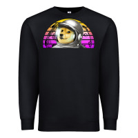 Black dogecoin to the mars Premium Sweatshirt - Jasminsmagicworld