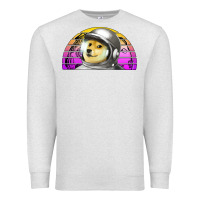 Oatmeal Heather dogecoin to the mars Premium Sweatshirt - Jasminsmagicworld