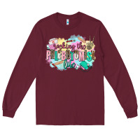Burgundy rocking the phlebotomist life Long Sleeve Tee - AdoDesignShop