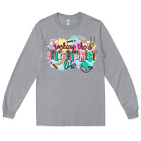 Heather Grey rocking the phlebotomist life Long Sleeve Tee - AdoDesignShop