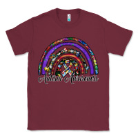 Burgundy autism awareness Classic Tee - SublimationCraftShop