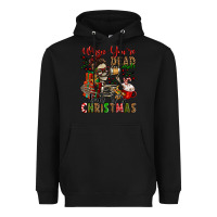Black when you're dead inside but it's christmas Heavyweight Hoodie - Jasminsmagicworld