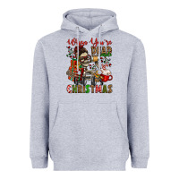 Heather Grey when you're dead inside but it's christmas Heavyweight Hoodie - Jasminsmagicworld