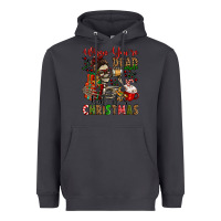 Smoke when you're dead inside but it's christmas Heavyweight Hoodie - Jasminsmagicworld