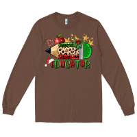 Chestnut christmas educator pencil Long Sleeve Tee - FaDigitalArtStudio