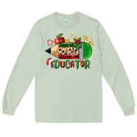 Matcha christmas educator pencil Long Sleeve Tee - FaDigitalArtStudio