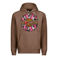 Chestnut western teacher sunflower Premium Hoodie - NancyCooperArtShop