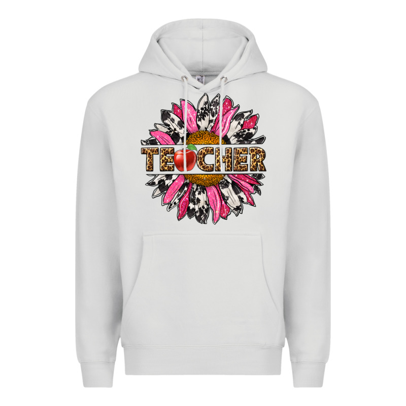 Western Teacher Sunflower Premium Hoodie by NancyCooperArtShop | Teevron