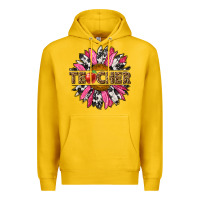 Lemon western teacher sunflower Premium Hoodie - NancyCooperArtShop