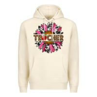 Sandshell western teacher sunflower Premium Hoodie - NancyCooperArtShop