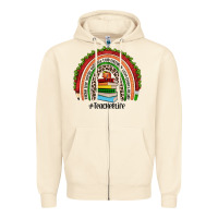 Sandshell Christmas Teacherlife rainbow Zipper Hoodie - JahusDesignShop