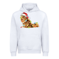 White christmas persian cat Urban Hoodie - LillyAllenDesigns