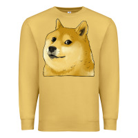 Antique Gold doge coin shiba dog Premium Sweatshirt - Jasminsmagicworld