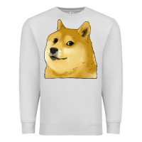 Dove Grey doge coin shiba dog Premium Sweatshirt - Jasminsmagicworld