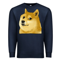 Navy doge coin shiba dog Premium Sweatshirt - Jasminsmagicworld