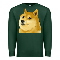 Sports Green doge coin shiba dog Premium Sweatshirt - Jasminsmagicworld