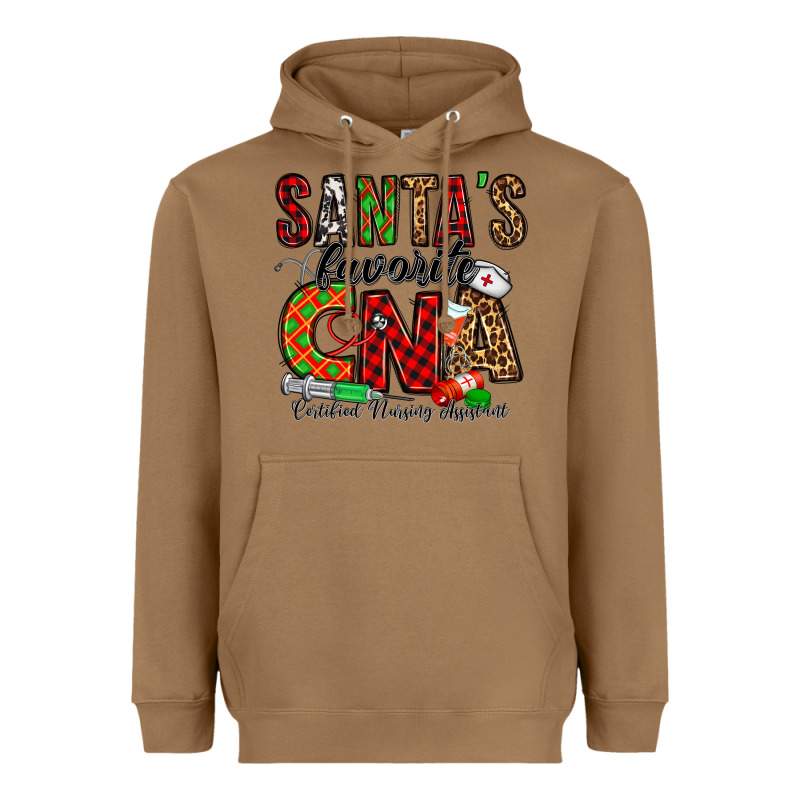 Santa’s Favorite Cna Heavyweight Hoodie by Jasminsmagicworld | Teevron