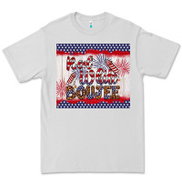Dove Grey red white boujee Premium Tee - Artiststas