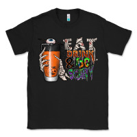 Black Eat drink be scary Classic Tee - CowhideDigitalArt