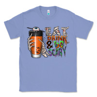 Colony Blue Eat drink be scary Classic Tee - CowhideDigitalArt