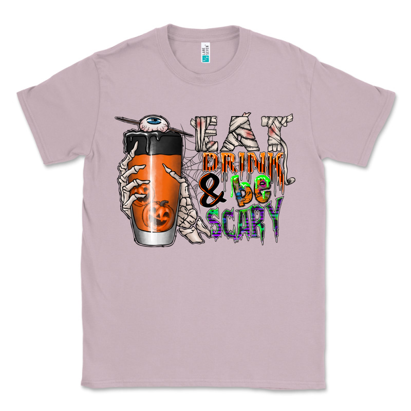 Eat Drink Be Scary Classic Tee by CowhideDigitalArt | Teevron