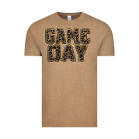 Vintage Coffee game day leopard Vintage Tee - Zillion Design Studio
