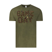 Vintage Olive game day leopard Vintage Tee - Zillion Design Studio
