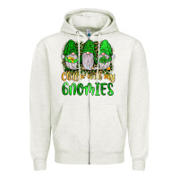 St Patrick S Chillin With My Gnomies Zipper Hoodie | Teevron