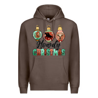Coffee howdy christmas Premium Hoodie - MaliasSmallBusiness
