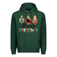 Sports Green howdy christmas Premium Hoodie - MaliasSmallBusiness